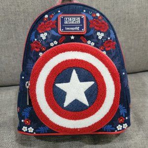 Captain America Anniversary Edition Loungefly Backpack